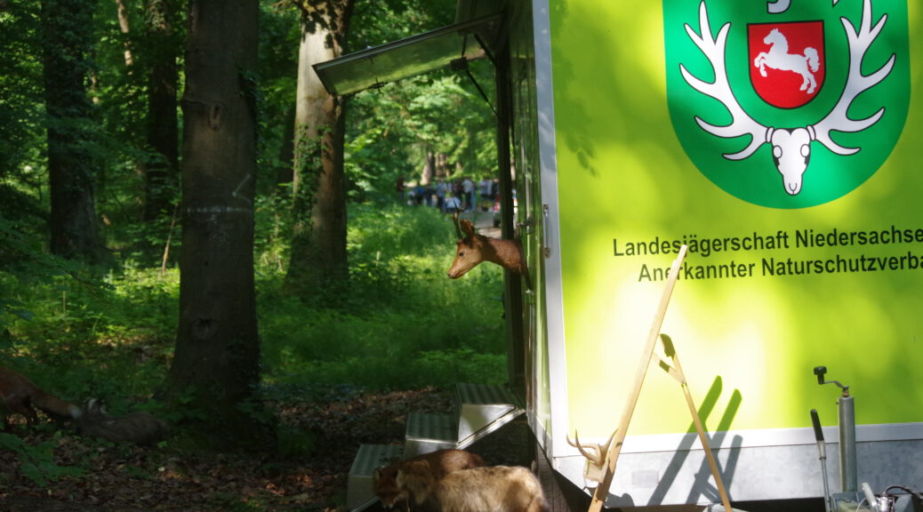 Infomobil beim Waldtag